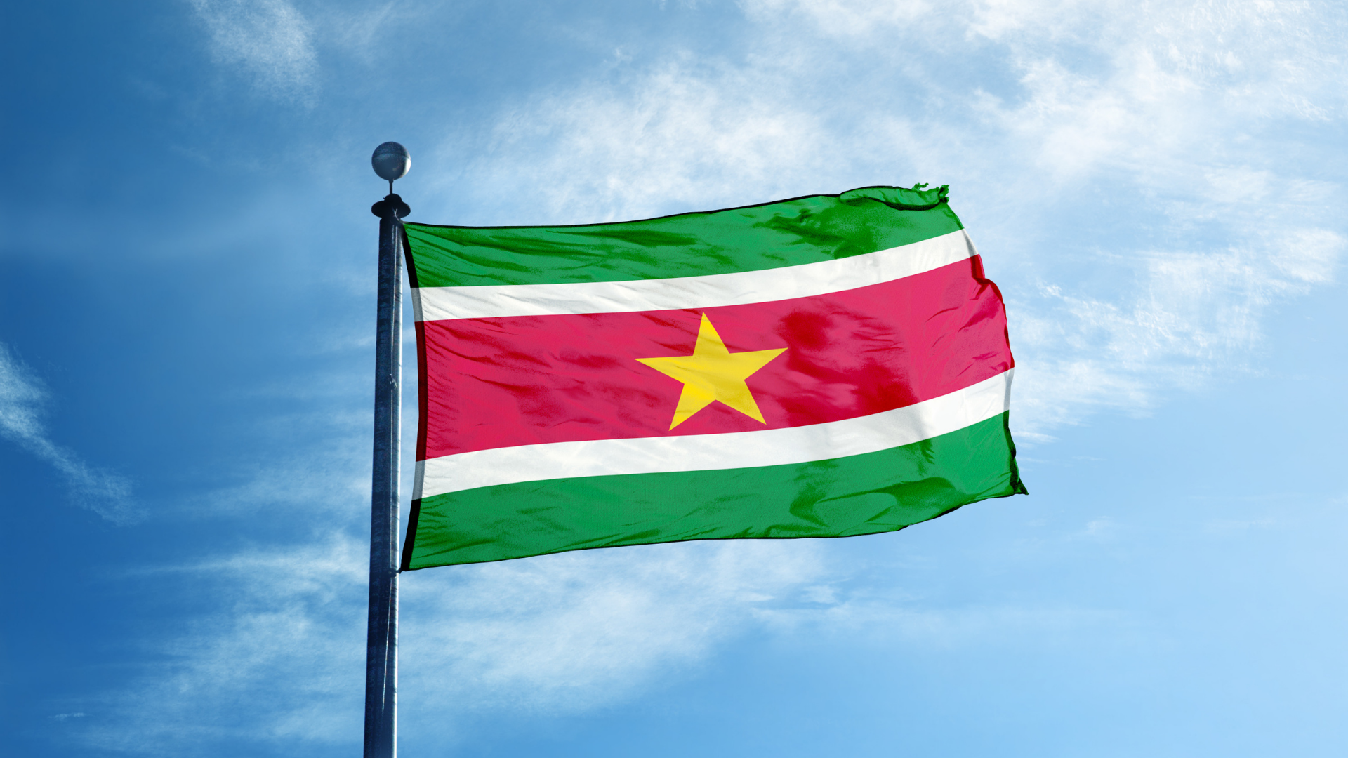Suriname 3D Banner