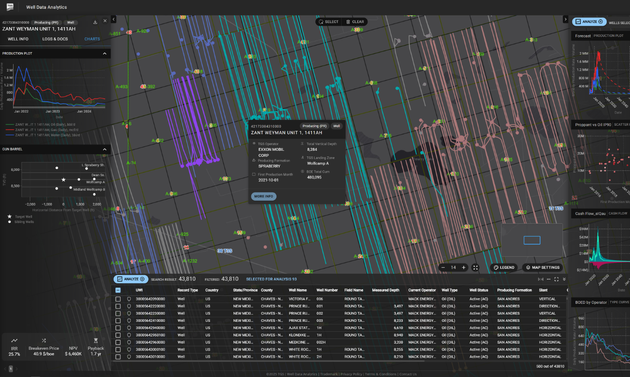 Well Data Analytics - Well Data - TGS